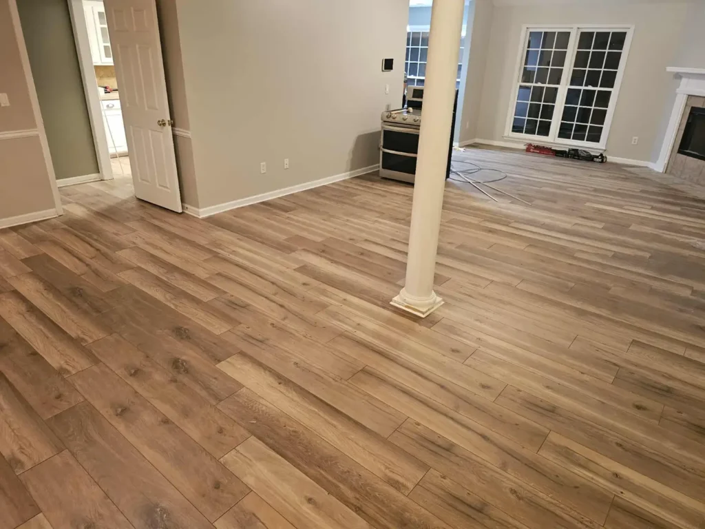 Living Room with Wood Floors