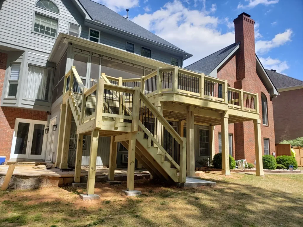 New Wooden Deck