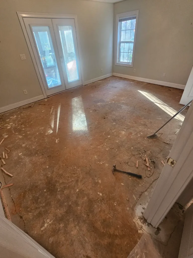 Room under renovation